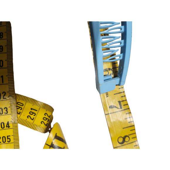 80s Bannana Clips Barrette set of 2 Yellow and Blue - Picture 7 of 7